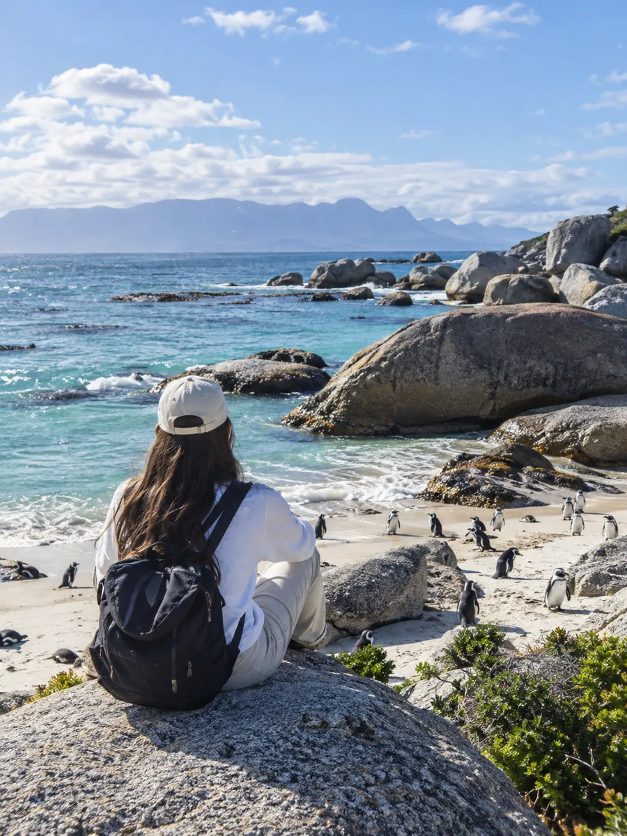 Ausblick am Boulders Beach